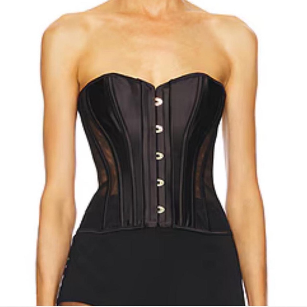 Bluebella Black Strapless Bustier Small